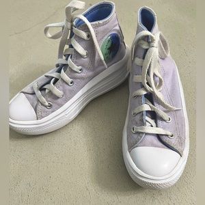 Girls Platform Converse - Lavender